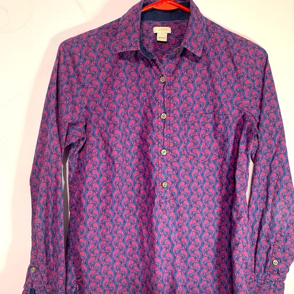 Pink Paisley Button Down